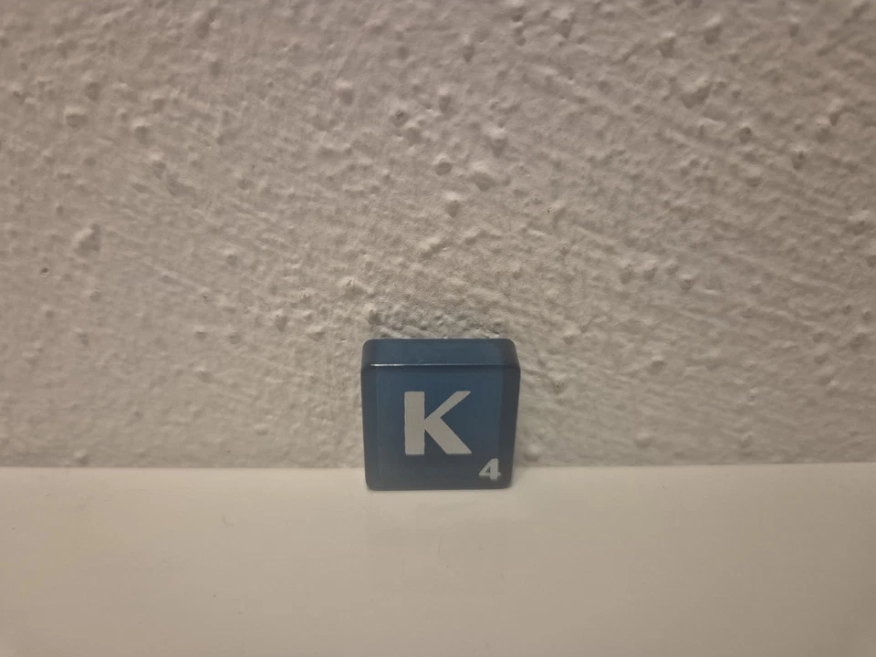 Scrabble Jubiläumsausgabe 60 Jahre Ersatzteile: Buchstabenstein K - Bild 1 von 1