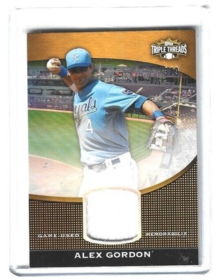 2011 Topps Triple Threads Alex Gordon KC Royals GU Jersey #TTUSR270 3/9