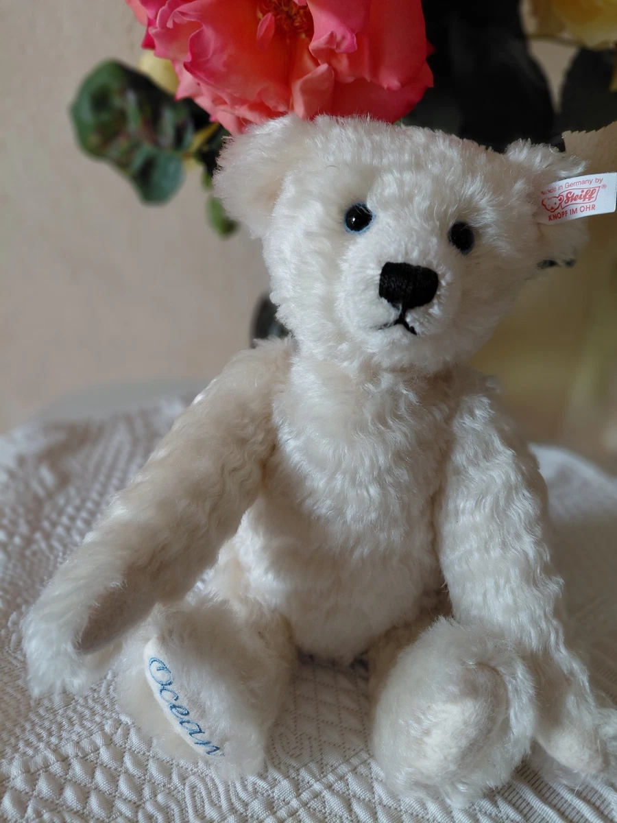 Ours en peluche Steiff avec pièces d'identité 40 cm, vintage de 1959 à 1964, couleur caramel - France