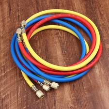 Refrigerant Charging Hose Set 1/4 SAE 500PSI for R410A R134A R22 AC HVAC