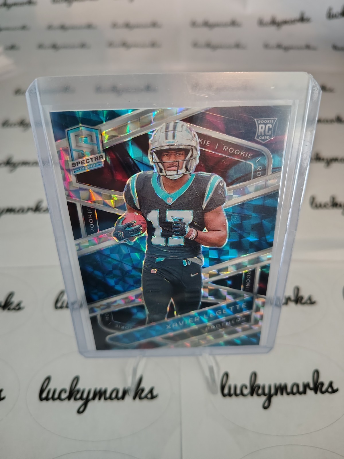 2024 Panini Spectra - Rookies Xavier Legette #125 Celestial Prizm /99 (RC)