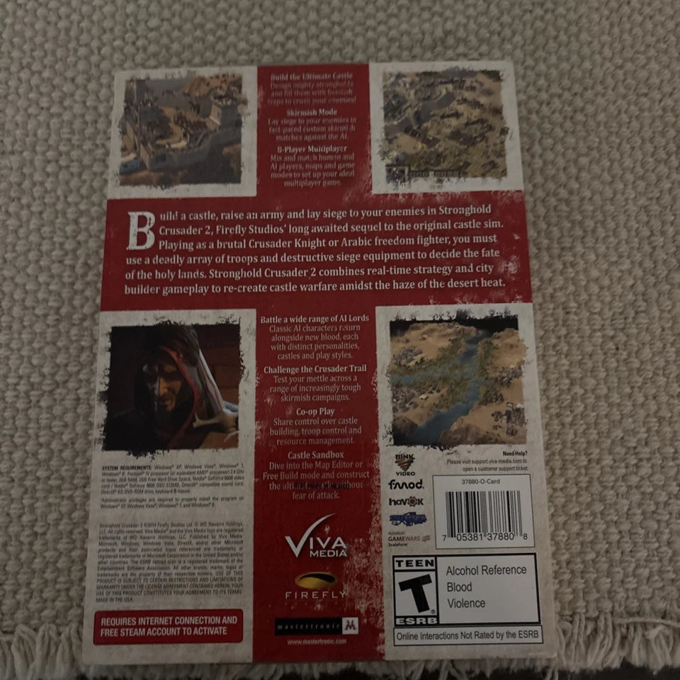 Stronghold Crusader II (PC, 2014) Brand New Sealed With Sleeve - Image 2 of 2