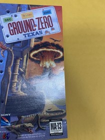 Ground Zero Texas Sega CD Complete W Manual Registration Card Clean Discs 1993