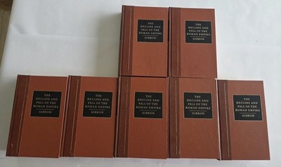 BOOKS Edward Gibbon Roman Empire AMS Press 1974 7 Vol Set Illustrated HC Set Vtg