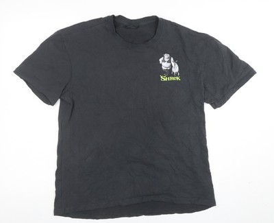 DreamWorks Shrek Black Graphic Herren T-Shirt Gr. S Movie Print