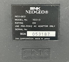Neo Geo AES Console SNK Joystick Controller & Power adapter Tested from Japan 