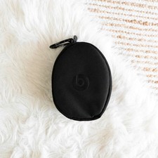 OEM Beats by Dre Soft Zipper Pouch for Headphones -Black with Clip Case Only