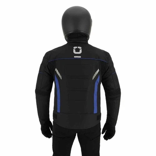 Giacca da moto da uomo in tessuto versatile foto 4