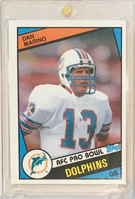 1984 Topps Dan Marino #123 PSA 6 Rookie Miami Dolphins AFC Pro Bowl