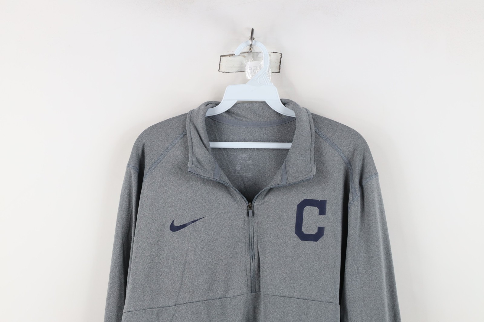 SACAI X NIKE Maglione mezza zip Nike uomo L Cleveland Indians Guardians baseball giacca top