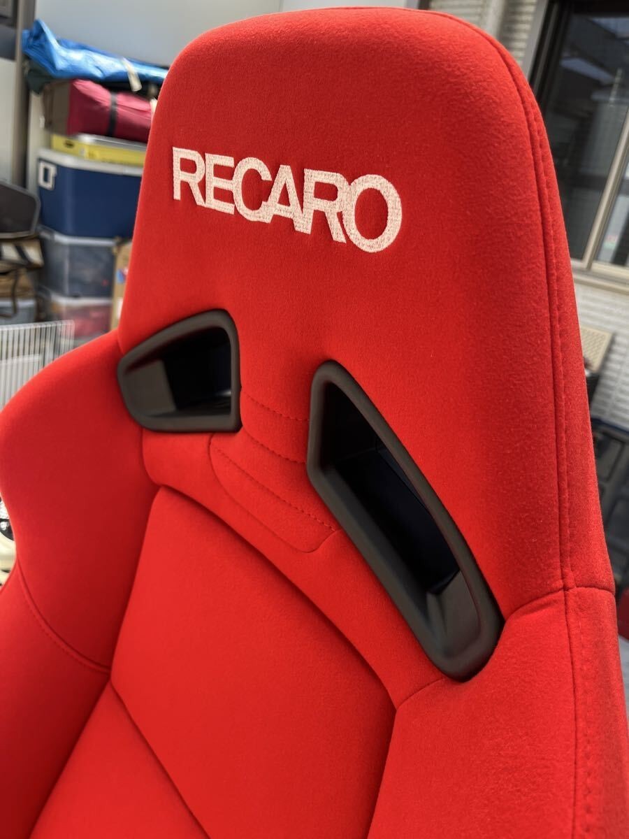 genuine RECARO red SR-7 semi-bucket seat for SR-7F KK100. | eBay