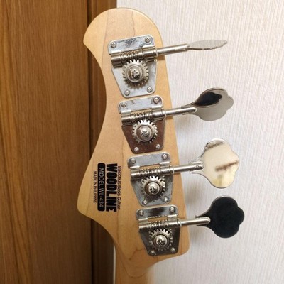 Bacchus Woodline Model WL-434 Red Sunburst Bass | eBay