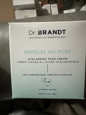 Dr. Brandt Needles No More Hyaluronic Face Cream 1.7 oz 50g