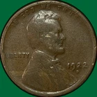 1922-D Lincoln Wheat Cent Fine F Coin #34844