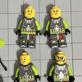 LEGO Atlantis Diver w/ Flippers Minifigure Lot atl006 atl008 Lance Samantha G2 4
