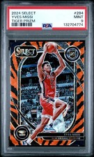 2024 PANINI SELECT TIGER PRIZM #284 YVES MISSI PSA 9