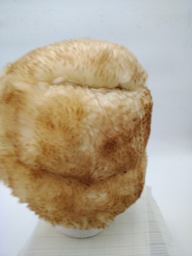 Sombrero de piel de cuero de colección de los años 70 con corbatas piel de cordero damas bolas de pompón (leer) - Imagen 5 de 12