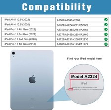 ProCase 2 Pack iPad Air 5 2022 / Air 4 2020 Screen Protector, iPad Pro 11 2021 2