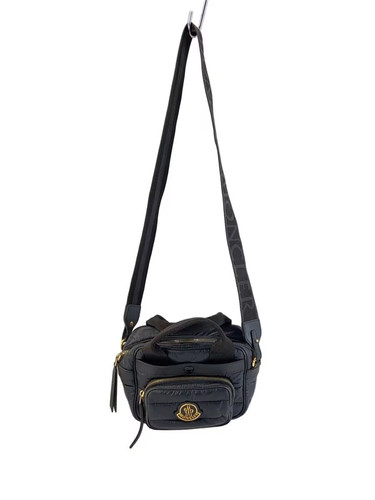 Moncler Kilia Logo Patch Padded H209B5L00003 Shoulder Bag Nylon BLK #SSB8774