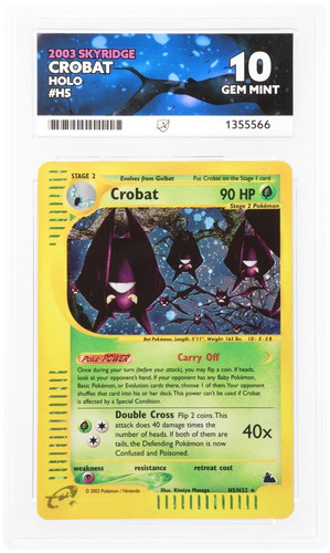 Crobat graded ACE 10 for sale on eBay
