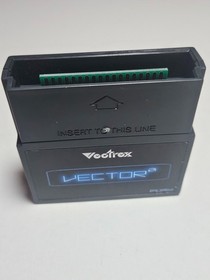 Vector 21 Vectrex Complete Game with Custom Box and Overlay