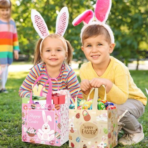 12Pcs Easter Gift Bags Reusable Easter Tote Bags with Handles Multifunctional... - Picture 6 of 7