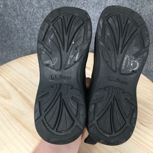 LL Bean Shoes Womens 6 M Bethel Loafers Sneakers 302562 Black Leather Waterproof - Picture 8 of 11