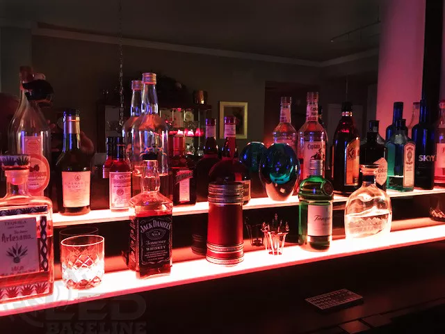 Led 2024 bar shelves