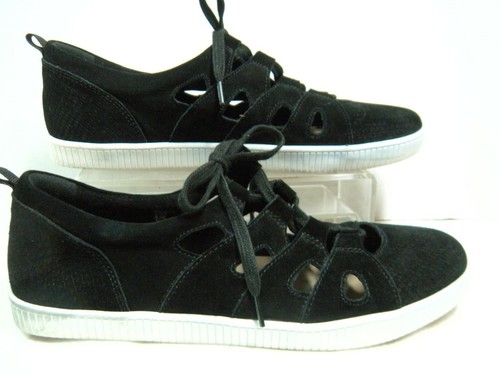 Earth Womens Lace up Shoes Size 9.5 B Black Suede Leather "Mulberry" #JS - Picture 3 of 7