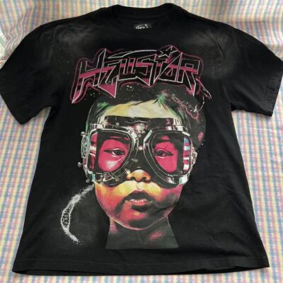 Hellstar Shirt, Hellstar The Future Pink Swimming Black Unisex Tshirt WA0670