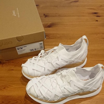 ASICS x KENGO KUMA METARIDE AMU WHITE NATURAL Sneakers Shoes size 25.5cm JP!!!!!