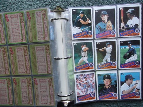 (10)1970's, 1980's DETROIT TIGERS COMPLETE TEAM SET LOT, TOPPS FLEER DONRUSS - Picture 21 of 22