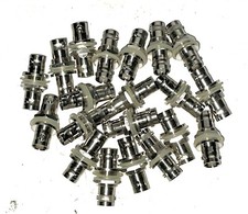 Lot of 20 Amphenol RFX BNC Female to BNC Female Bulkhead Adapter