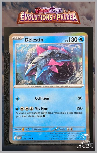 Carte Pokémon Délestin 056/193 Holo PAL FR Evolutions à Paldea EV2