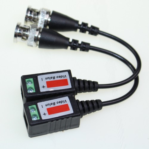10 pares de cables conectores de par trenzado BNC Balun de video pasivo para cámara CCTV de 20 piezas - Imagen 6 de 8