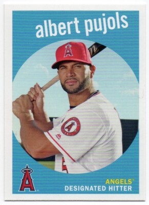 2018 Topps Archives Blackless #92 Albert Pujols Angels Odd 1:108
