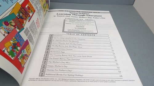 Spring Holidays Learning Through Literature Grades k-1 TEC863 3rd Series 1992 - Imagen 4 de 6