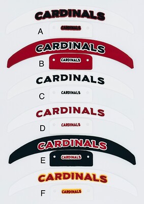 Cardinals MINI Helmet 3D Bumpers, Speed Version