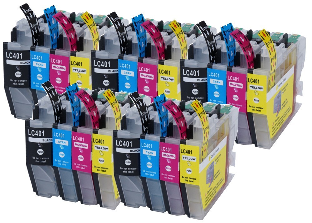 20PK Brother LC401 Ink Cartridges for MFC-J1010DW J1012DW J1170DW Printers-image