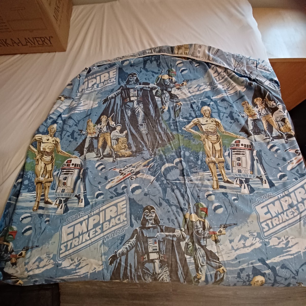 Vintage 1979 Star Wars The Empire Strikes Back Twin Fitted sheet