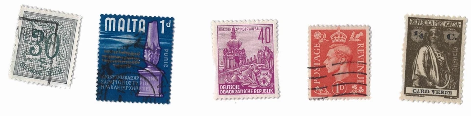 5pc stamps collectibles - Image 4 of 4