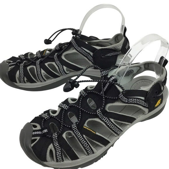 Keen Whisper Sandali da trekking impermeabili neri