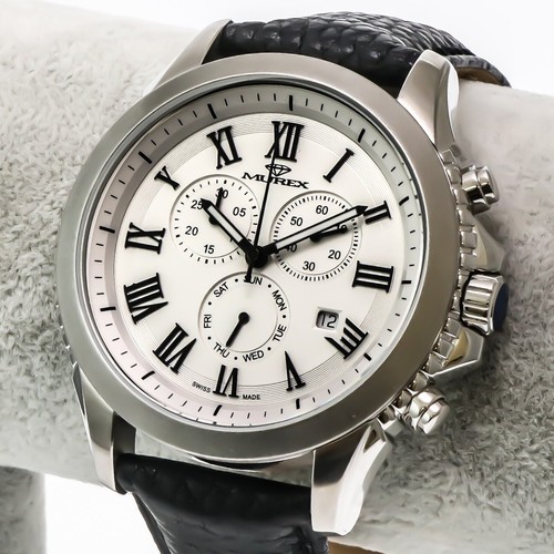 Murex • Swiss Chronograph Watch • Stainless Steel • 47mm • Quartz • 5ATM - Picture 2 of 11