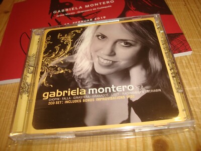 GABRIELA MONTERO Piano Recital ORIG EMI CLASSICS 2CD NEW Signed NEU Signiert
