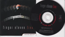 FINGER ELEVEN Live - Limited Edition 3 Song Promo EP Single CD 1999 Rare OOP