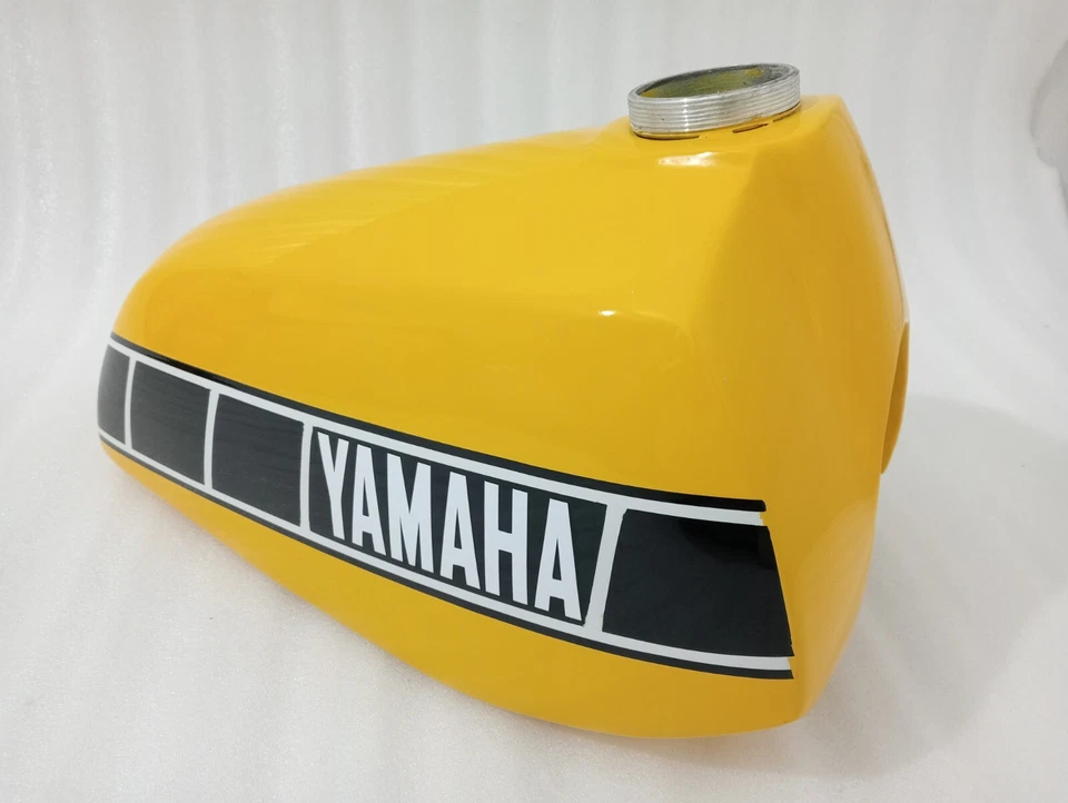 Yamaha YZ250 YZ 250 Aluminum Alloy Yellow Painted Petrol Tank Model 1978 |Fit - Image 3 of 4