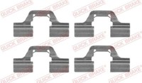 Quick Brake 109-1749 ZubehöRsatz, Scheibenbremsbelag FüR Renault