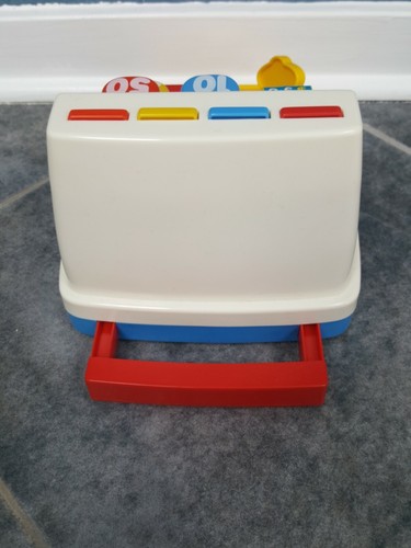 Arco Preschool Carry Around Cash Register Vintage Plastic Toy Bells Clicks 1986 - Picture 5 of 12