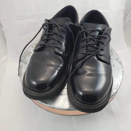 Bates Uniform Arbeitsschuh Herren Oxford Hochglanz Leder Schwarz Gr.9 Modl E22141 - Bild 6 von 11