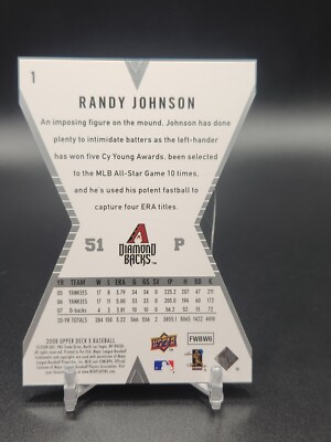 2008 Upper Deck X - Randy Johnson #1 Die-Cut for sale online 2008 Upper Deck X - Randy Johnson #1 Die-Cut for sale online